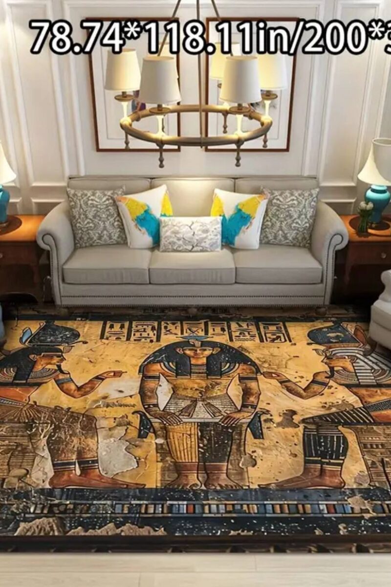 The abundance Temple Ancient Egypt rug