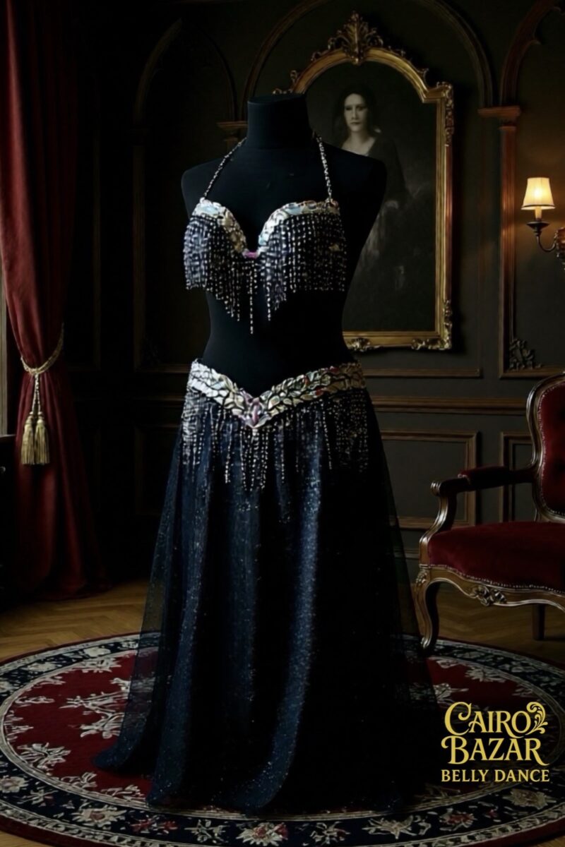 Gothic bellydance crystals