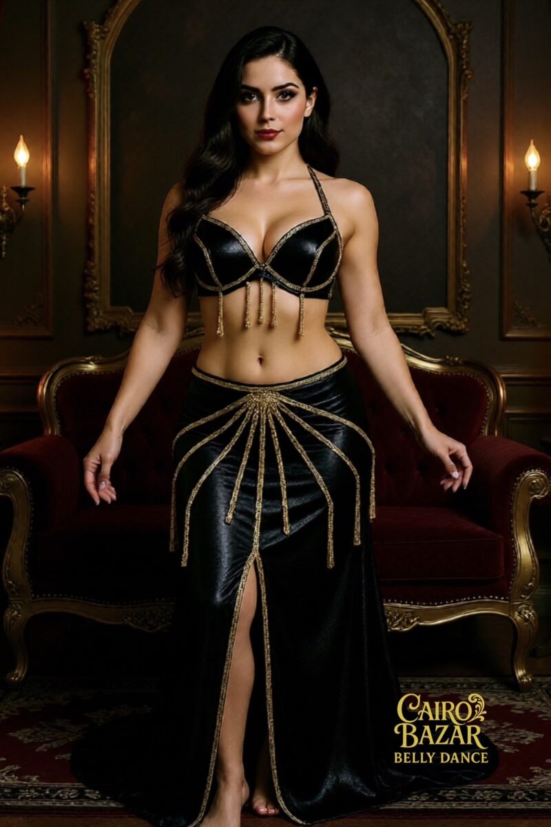 Bellydance black costume 11